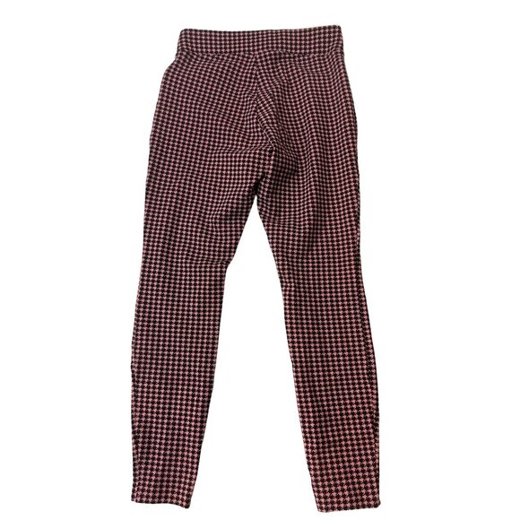 Womens Old Navy Pink and Black Checkered Stevie Leggings Ladies Size Small - Picture 2 of 9